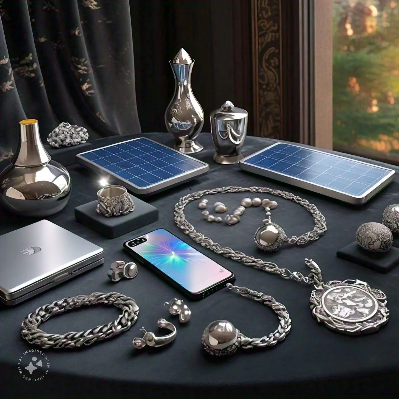 Silver is used in industries such as electronics, solar panels, and medical instruments<br>